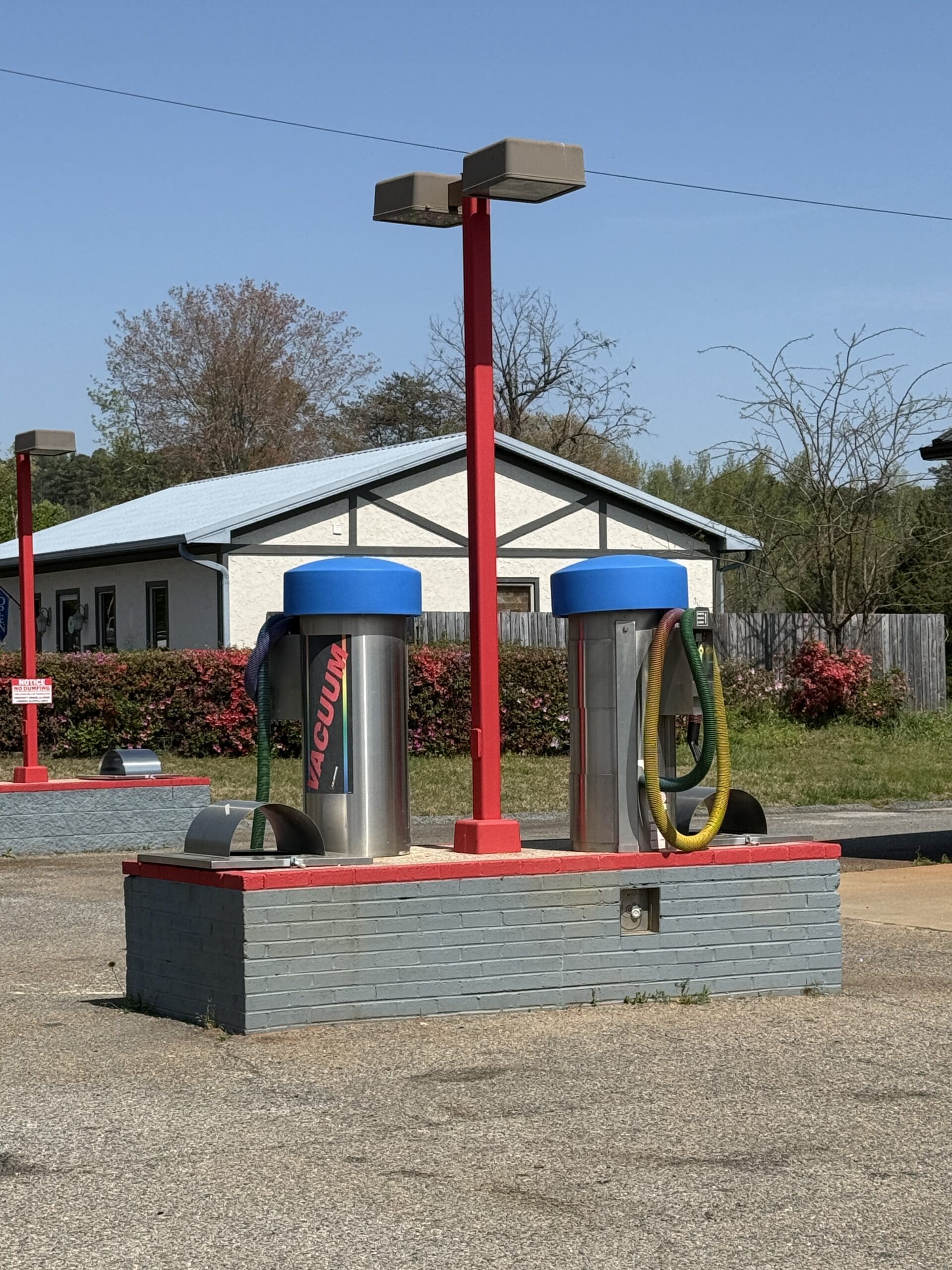 Squeaky Clean Vacuum and Air Station Squeaky Clean Car Wash bays