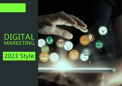 Digital Marketing 2023 Style graphic